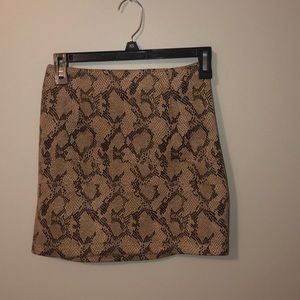 snake skin skirt